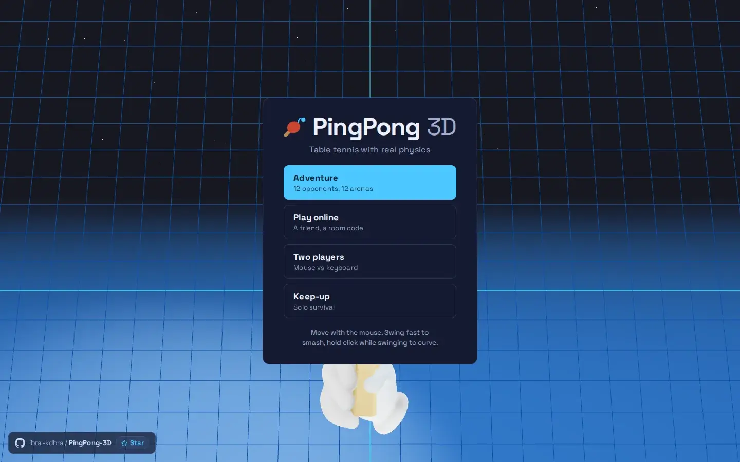 Screenshot of Ping Pong 3D